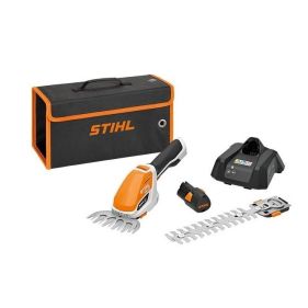 Pachet foarfeca de gradina cu acumulator STIHL HSA 26, cu acumulator si incarcator incluse in pachet