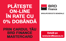 Plateste online cu cardul BRD Finance